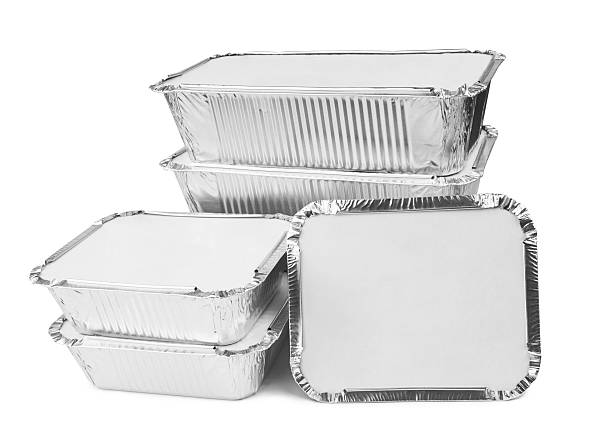 Types of food containers considered in the study. A: Aluminium takeaway